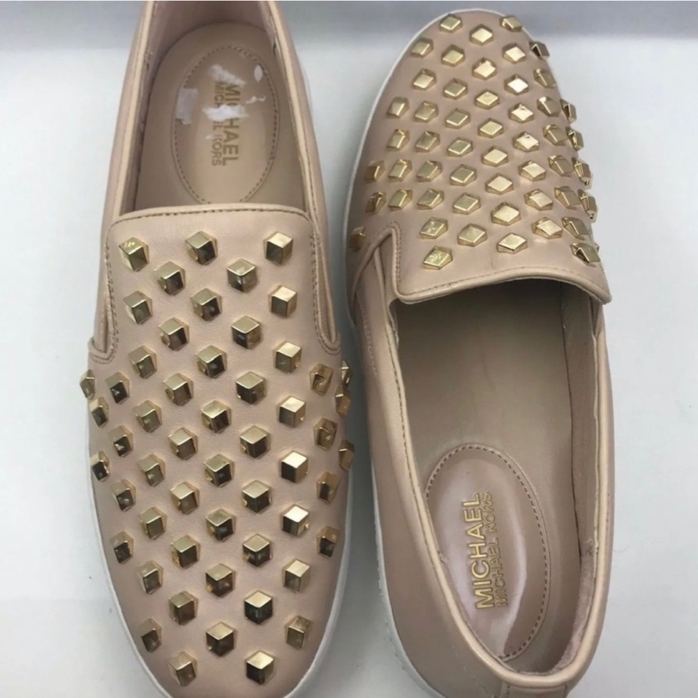 NWT MICHAEL KORS 3D LETHER & METAL SNEAKERS UNISEX SHOES - Picture 9 of 10